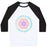 Virgin Teez  Baseball Tee Unisex Classic Baseball Tee / x-small / White/Black NAMASTE MANDALA UNISEX CLASSIC BASEBALL TEE