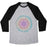 Virgin Teez  Baseball Tee Unisex Tri-Blend Baseball Tee / small / Athletic Gray / Black NAMASTE MANDALA UNISEX TRI-BLEND BASEBALL TEE