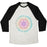 Virgin Teez  Baseball Tee Unisex Tri-Blend Baseball Tee / small / Oatmeal / Black NAMASTE MANDALA UNISEX TRI-BLEND BASEBALL TEE