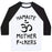 Virgin Teez  Baseball Tee Unisex Classic Baseball Tee / x-small / White/Black NAMASTE MOTHER F***ERS UNISEX CLASSIC BASEBALL TEE
