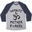 Virgin Teez  Baseball Tee Unisex Tri-Blend Baseball Tee / small / Athletic Gray / Navy NAMASTE MOTHER F***ERS UNISEX TRI-BLEND BASEBALL TEE