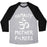 Virgin Teez  Baseball Tee Unisex Tri-Blend Baseball Tee / small / Athletic Gray / Black NAMASTE MOTHER F***ERS UNISEX TRI-BLEND BASEBALL TEE
