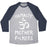Virgin Teez  Baseball Tee Unisex Tri-Blend Baseball Tee / small / Athletic Gray / Navy NAMASTE MOTHER F***ERS UNISEX TRI-BLEND BASEBALL TEE