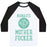 Virgin Teez  Baseball Tee Unisex Classic Baseball Tee / x-small / White/Black NAMASTE MOTHERF***ER UNISEX CLASSIC BASEBALL TEE