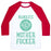 Virgin Teez  Baseball Tee Unisex Classic Baseball Tee / x-small / White/Red NAMASTE MOTHERF***ER UNISEX CLASSIC BASEBALL TEE