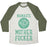 Virgin Teez  Baseball Tee Unisex Tri-Blend Baseball Tee / small / Oatmeal / Moss NAMASTE MOTHERF***ER UNISEX TRI-BLEND BASEBALL TEE