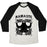 Virgin Teez  Baseball Tee Unisex Tri-Blend Baseball Tee / small / Oatmeal / Black NAMASTE SLOTH UNISEX TRI-BLEND BASEBALL TEE