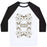 Virgin Teez  Baseball Tee Unisex Classic Baseball Tee / x-small / White/Black NAMASTE UNISEX CLASSIC BASEBALL TEE