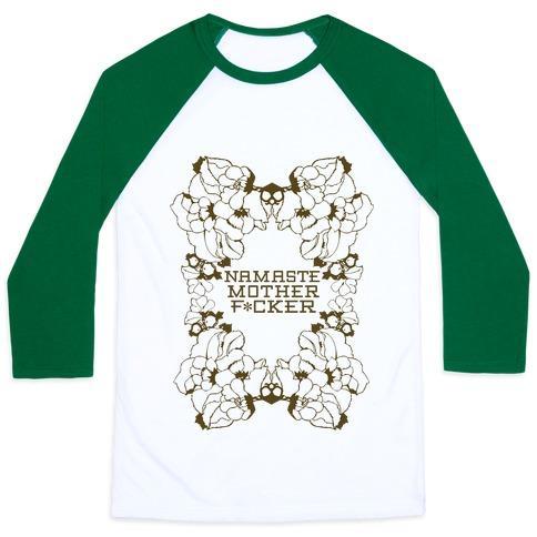 NAMASTE UNISEX CLASSIC BASEBALL TEE