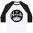 Virgin Teez  Baseball Tee Unisex Classic Baseball Tee / x-small / White/Black NAMASTE UNISEX CLASSIC BASEBALL TEE