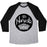 Virgin Teez  Baseball Tee Unisex Tri-Blend Baseball Tee / small / Athletic Gray / Black NAMASTE UNISEX TRI-BLEND BASEBALL TEE