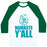 Virgin Teez  Baseball Tee Unisex Classic Baseball Tee / x-small / White/Dark Green NAMASTE Y'ALL (TANK) UNISEX CLASSIC BASEBALL TEE