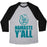 Virgin Teez  Baseball Tee Unisex Tri-Blend Baseball Tee / small / Athletic Gray / Black NAMASTE Y'ALL (TANK) UNISEX TRI-BLEND BASEBALL TEE