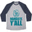 Virgin Teez  Baseball Tee Unisex Tri-Blend Baseball Tee / small / Athletic Gray / Navy NAMASTE Y'ALL (TANK) UNISEX TRI-BLEND BASEBALL TEE