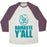 Virgin Teez  Baseball Tee Unisex Tri-Blend Baseball Tee / small / Oatmeal / Maroon NAMASTE Y'ALL (TANK) UNISEX TRI-BLEND BASEBALL TEE