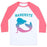 Virgin Teez  Baseball Tee Unisex Classic Baseball Tee / x-small / White/Neon Pink NAMERSTE UNISEX CLASSIC BASEBALL TEE