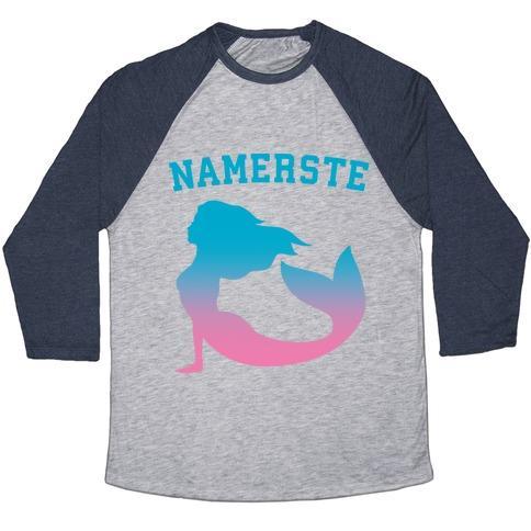 Virgin Teez  Baseball Tee Unisex Tri-Blend Baseball Tee / small / Athletic Gray / Navy NAMERSTE UNISEX TRI-BLEND BASEBALL TEE