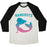 Virgin Teez  Baseball Tee Unisex Tri-Blend Baseball Tee / small / Oatmeal / Black NAMERSTE UNISEX TRI-BLEND BASEBALL TEE