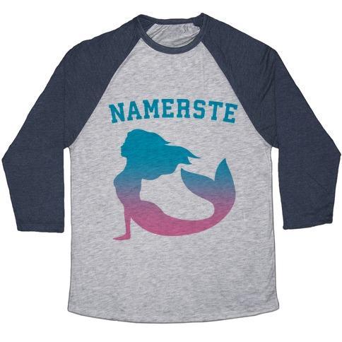 Virgin Teez  Baseball Tee Unisex Tri-Blend Baseball Tee / small / Athletic Gray / Navy NAMERSTE UNISEX TRI-BLEND BASEBALL TEE
