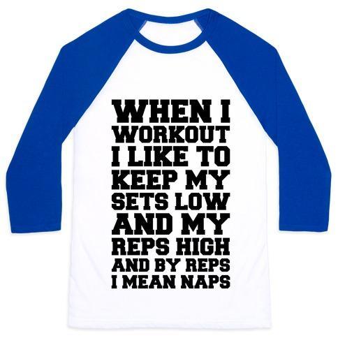 Virgin Teez  Baseball Tee Unisex Classic Baseball Tee / x-small / White/Blue NAP REPETITIONS UNISEX CLASSIC BASEBALL TEE