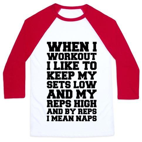 Virgin Teez  Baseball Tee Unisex Classic Baseball Tee / x-small / White/Red NAP REPETITIONS UNISEX CLASSIC BASEBALL TEE