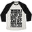 Virgin Teez  Baseball Tee Unisex Tri-Blend Baseball Tee / small / Oatmeal / Black NAP REPETITIONS UNISEX TRI-BLEND BASEBALL TEE