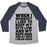 Virgin Teez  Baseball Tee Unisex Tri-Blend Baseball Tee / small / Athletic Gray / Navy NAP REPETITIONS UNISEX TRI-BLEND BASEBALL TEE