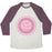 Virgin Teez  Baseball Tee Unisex Tri-Blend Baseball Tee / small / Oatmeal / Maroon NAP TEAM CAPTAIN UNISEX TRI-BLEND BASEBALL TEE