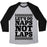 Virgin Teez  Baseball Tee Unisex Tri-Blend Baseball Tee / small / Athletic Gray / Black NAPS NOT LAPS UNISEX TRI-BLEND BASEBALL TEE