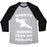 Virgin Teez  Baseball Tee Unisex Tri-Blend Baseball Tee / small / Athletic Gray / Black NARUTO-RUNNING FROM MY PROBLEMS UNISEX TRI-BLEND BASEBALL TEE