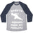 Virgin Teez  Baseball Tee Unisex Tri-Blend Baseball Tee / small / Athletic Gray / Navy NARUTO-RUNNING FROM MY PROBLEMS UNISEX TRI-BLEND BASEBALL TEE