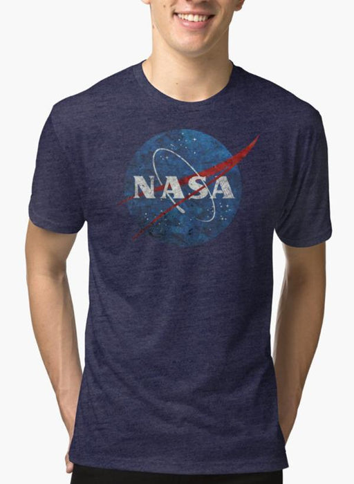 Ali Naqvi T-SHIRT NASA Vintage Emblem Purple T-shirt