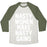 Virgin Teez  Baseball Tee Unisex Tri-Blend Baseball Tee / small / Oatmeal / Moss NASTY WOMEN MAKES NASTY GAINS UNISEX TRI-BLEND BASEBALL TEE