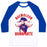 Virgin Teez  Baseball Tee Unisex Classic Baseball Tee / x-small / White/Blue NASWOLEON BONAPARTE UNISEX CLASSIC BASEBALL TEE