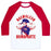 Virgin Teez  Baseball Tee Unisex Classic Baseball Tee / x-small / White/Red NASWOLEON BONAPARTE UNISEX CLASSIC BASEBALL TEE