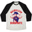 Virgin Teez  Baseball Tee Unisex Tri-Blend Baseball Tee / small / Oatmeal / Black NASWOLEON BONAPARTE UNISEX TRI-BLEND BASEBALL TEE