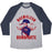 Virgin Teez  Baseball Tee Unisex Tri-Blend Baseball Tee / small / Athletic Gray / Navy NASWOLEON BONAPARTE UNISEX TRI-BLEND BASEBALL TEE