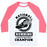Virgin Teez  Baseball Tee Unisex Classic Baseball Tee / x-small / White/Neon Pink NATIONAL RUNNING AWAY FROM MY PROBLEMS CHAMPION UNISEX CLASSIC BASEBALL TEE
