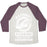 Virgin Teez  Baseball Tee Unisex Tri-Blend Baseball Tee / small / Oatmeal / Maroon NATIONAL RUNNING AWAY FROM MY PROBLEMS CHAMPION UNISEX TRI-BLEND BASEBALL TEE