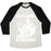 Virgin Teez  Baseball Tee Unisex Tri-Blend Baseball Tee / small / Oatmeal / Black NEIL ARM-STRONG LIFTING UNISEX TRI-BLEND BASEBALL TEE