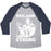Virgin Teez  Baseball Tee Unisex Tri-Blend Baseball Tee / small / Athletic Gray / Navy NEIL ARM-STRONG LIFTING UNISEX TRI-BLEND BASEBALL TEE