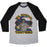 Virgin Teez  Baseball Tee Unisex Tri-Blend Baseball Tee / small / Athletic Gray / Black NEIL DEGRASSE TIGHT-BUNS UNISEX TRI-BLEND BASEBALL TEE
