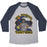Virgin Teez  Baseball Tee Unisex Tri-Blend Baseball Tee / small / Athletic Gray / Navy NEIL DEGRASSE TIGHT-BUNS UNISEX TRI-BLEND BASEBALL TEE