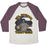 Virgin Teez  Baseball Tee Unisex Tri-Blend Baseball Tee / small / Oatmeal / Maroon NEIL DEGRASSE TIGHT-BUNS UNISEX TRI-BLEND BASEBALL TEE