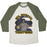 Virgin Teez  Baseball Tee Unisex Tri-Blend Baseball Tee / small / Oatmeal / Moss NEIL DEGRASSE TIGHT-BUNS UNISEX TRI-BLEND BASEBALL TEE