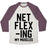 Virgin Teez  Baseball Tee Unisex Tri-Blend Baseball Tee / small / Oatmeal / Maroon NETFLEXING MY MUSCLES UNISEX TRI-BLEND BASEBALL TEE