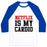 Virgin Teez  Baseball Tee Unisex Classic Baseball Tee / x-small / White/Blue NETFLIX IS MY CARDIO UNISEX CLASSIC BASEBALL TEE