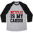 Virgin Teez  Baseball Tee Unisex Tri-Blend Baseball Tee / small / Athletic Gray / Black NETFLIX IS MY CARDIO UNISEX TRI-BLEND BASEBALL TEE
