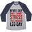 Virgin Teez  Baseball Tee Unisex Tri-Blend Baseball Tee / small / Athletic Gray / Navy NEVER SKIP AND I CANNOT STRESS THIS ENOUGH LEG DAY UNISEX TRI-BLEND BASEBALL TEE