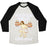Virgin Teez  Baseball Tee Unisex Tri-Blend Baseball Tee / small / Oatmeal / Black NEVER SKIP EGG DAY JESUS UNISEX TRI-BLEND BASEBALL TEE
